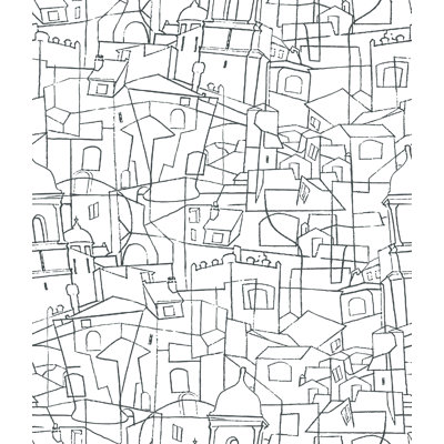 Dhimiter Peel & Stick Abstract Roll