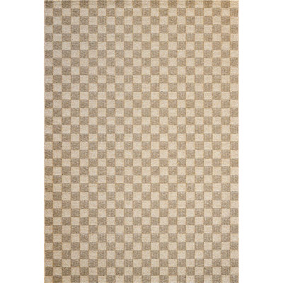 Orene Chequered Wool Flatweave Area Rug