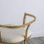 Chaise d'appoint Basic, or vieilli