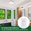 Ventilateur de salle de bain 90 pi³ / min avec ventilateur d'extraction à lumière DEL 3 CCT certifié Energy Star avec capteur d'humidité-115491090