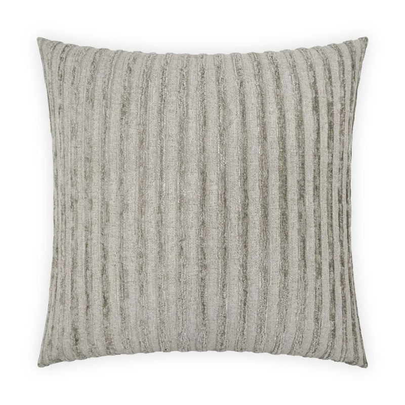 Limits Pillow Cover & Insert, Silver, Square 24"