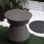Table d'appoint de jardin 18,1 "H - côté faux pour support à plante multifonctionnel d'extérieur