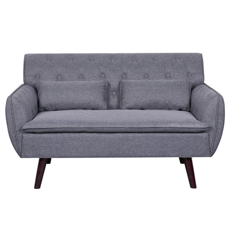 Ryley Upholstered 53.2'' Loveseat, Light Gray