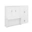Grand lit escamotable avec placard