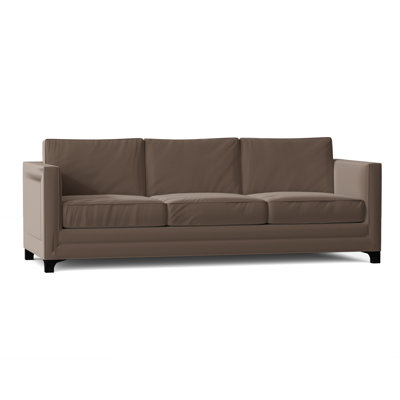Canapé à accoudoirs carrés en mélange de polyester 95 po Manhattan avec coussins réversibles Manhattan