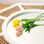 60x60CM Wall Mirror Octagonal Rattan Woven Wooden Frame Accent Mirror