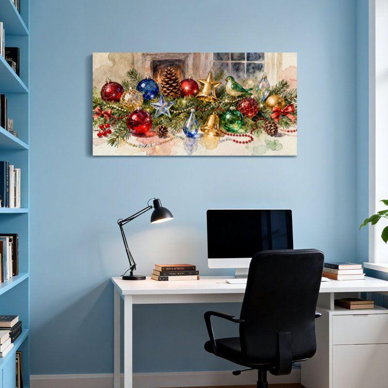 Décorations de Noël et décorations de Noël, H 16 po x l 32 po
