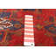 Tapis rouge Teimani 3 pi 6 po x 6 pi 6 po