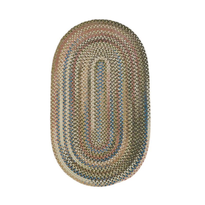 Tapis réversible New England Braid, Ovale 6 pi x 9 pi