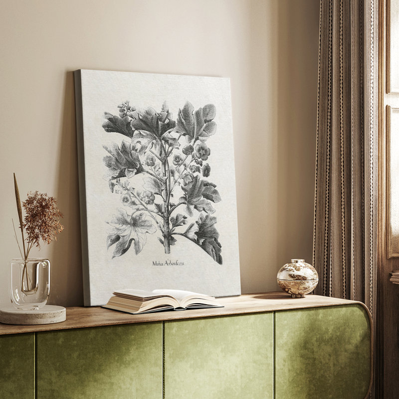 Motif floral rétro vintage CCXXXI - Cavas enveloppés de galerie