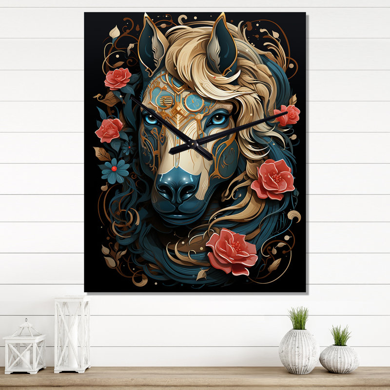 Linea - Horloge murale animaux, Grand