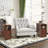 End Table with Drawers, Corner Table with Open Shelves, Tall Side Table for Bedroom and Corner