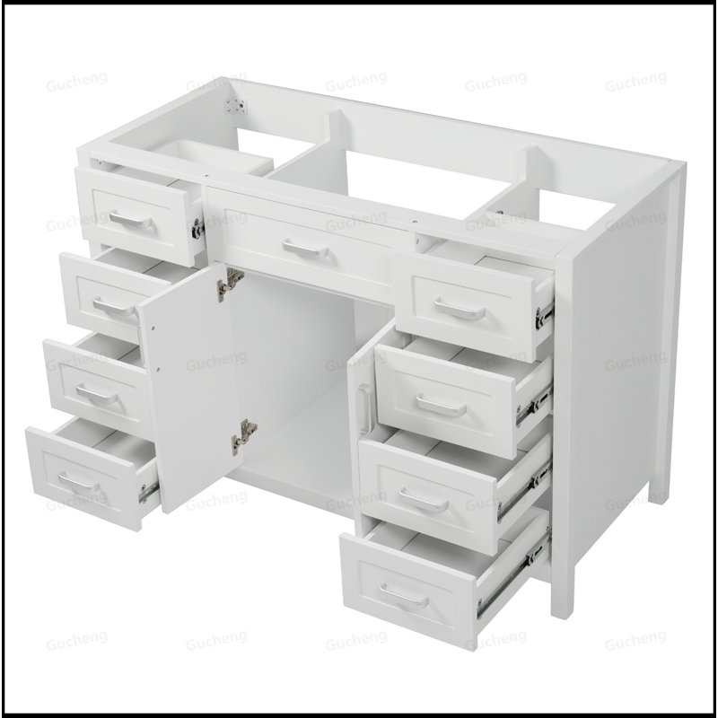 Meuble-lavabo 47 po, armoire seulement, Blanc