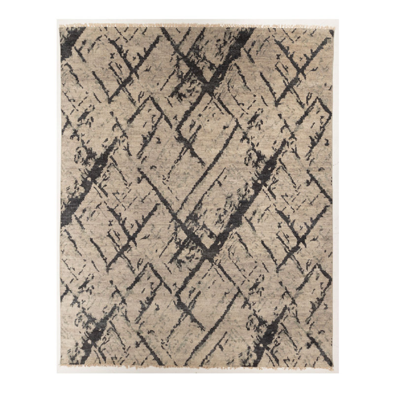 Hand Knotted Abstract Rug