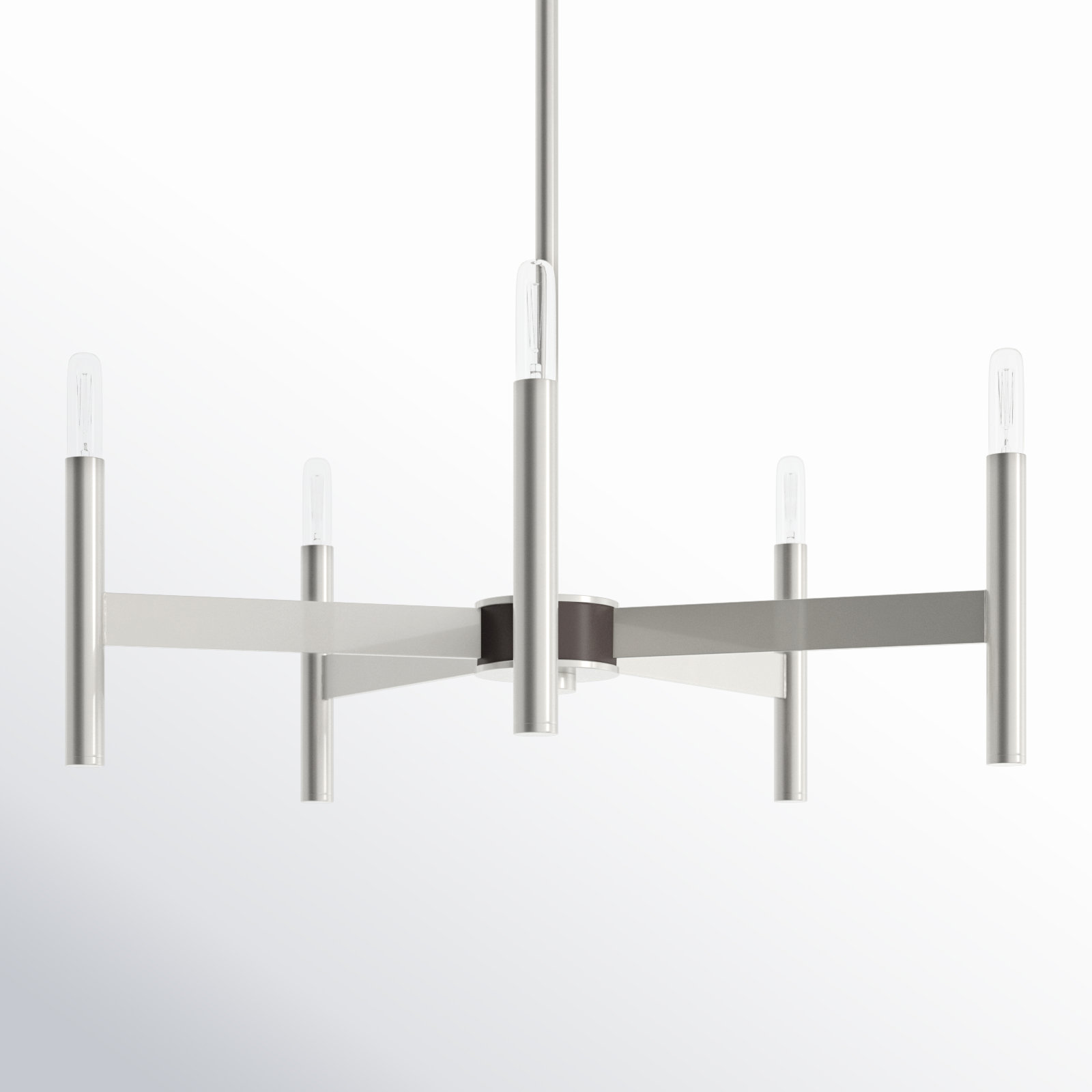 Martella Chandelier, Brushed Nickel, 5 - Light