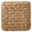 Repose-pieds carré Seagrass, l 18 po x P 18 po x H 18 po, Boho Home Decor