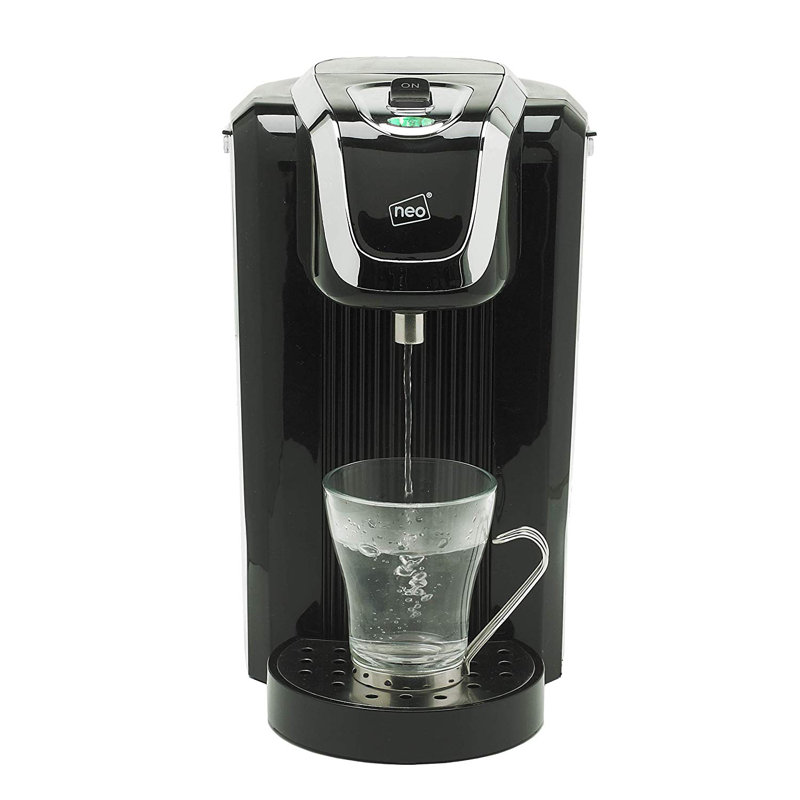 Symple Stuff 2.5L Plastic Electric Tea Kettle, Chrome