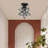 Jobanny 7.68'' Moravian Star Semi Flush Mount