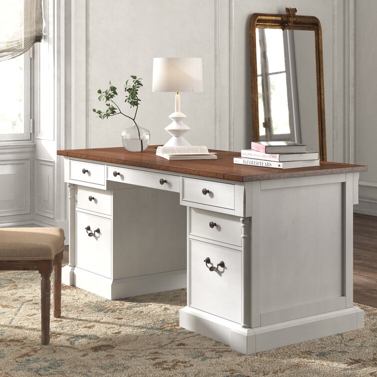 Bransford Yes Executive Desk Office Set with Hutch
