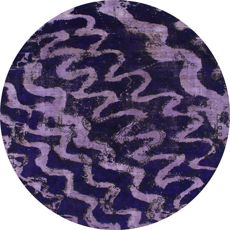 Tapis abstrait moderne 879, Rond 3 pi