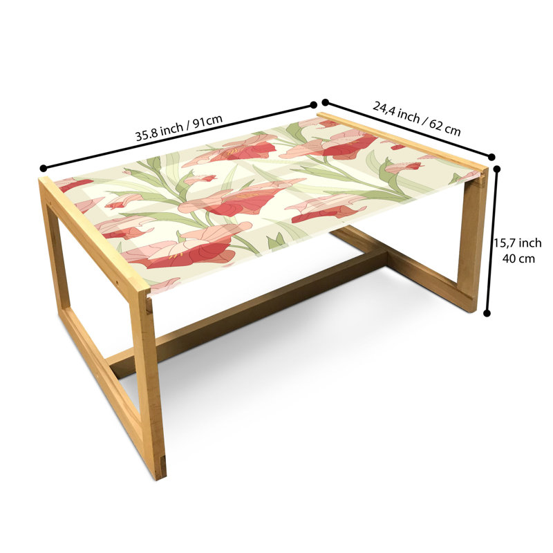 Jaiyce Sled Coffee Table, 90cm H x 62cm W x 40cm D