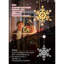 Ensemble de 4 décorations de Noël pour fenêtres, lumières de père Noël, arbres de Noël, flocons de neige et étoiles avec 50 ampoules décoratives