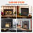 Foli 1 Panel Iron Fireplace Screen