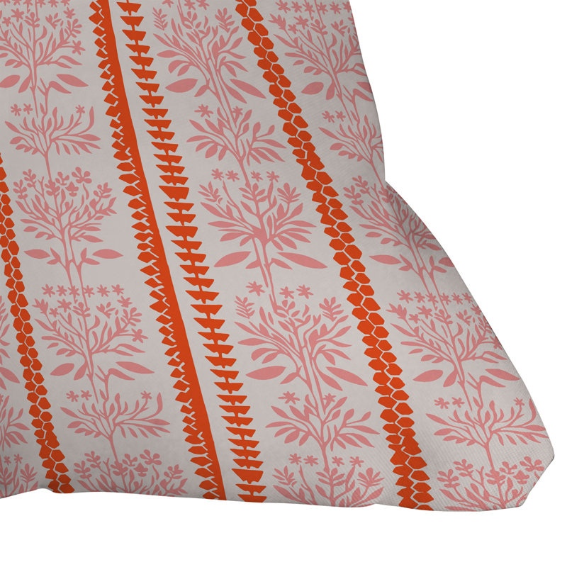 Holli Zollinger MILLIE STRIPE Throw Pillow, Square 20", Red