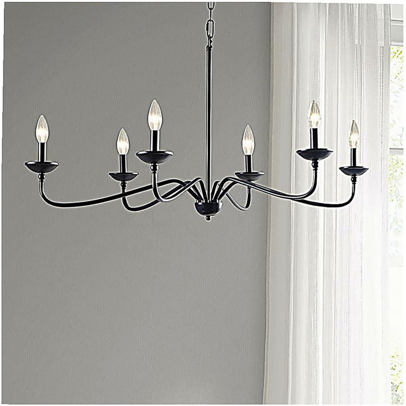 Luminaire suspendu en métal 6 lumières Brighton