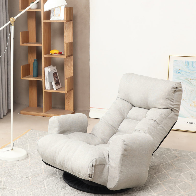 Comfortable Gaming Chair With Adjustable And Rotatable Base Deck Seat Ergonomic Design Stable Rotation