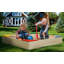 PLAYBERG 40'' x 7.75'' Plastic Sandbox