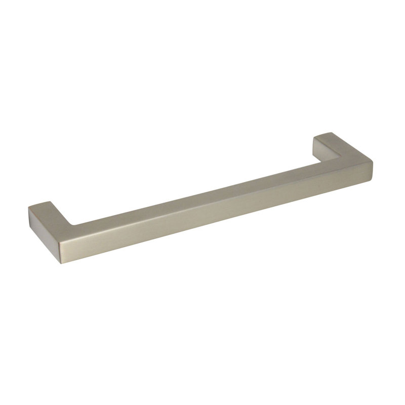 Poignée de meuble centrale 5 "Essex, Nickel brossé