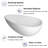59.06'' x 29.53'' Soaking Solid Surface Bathtub