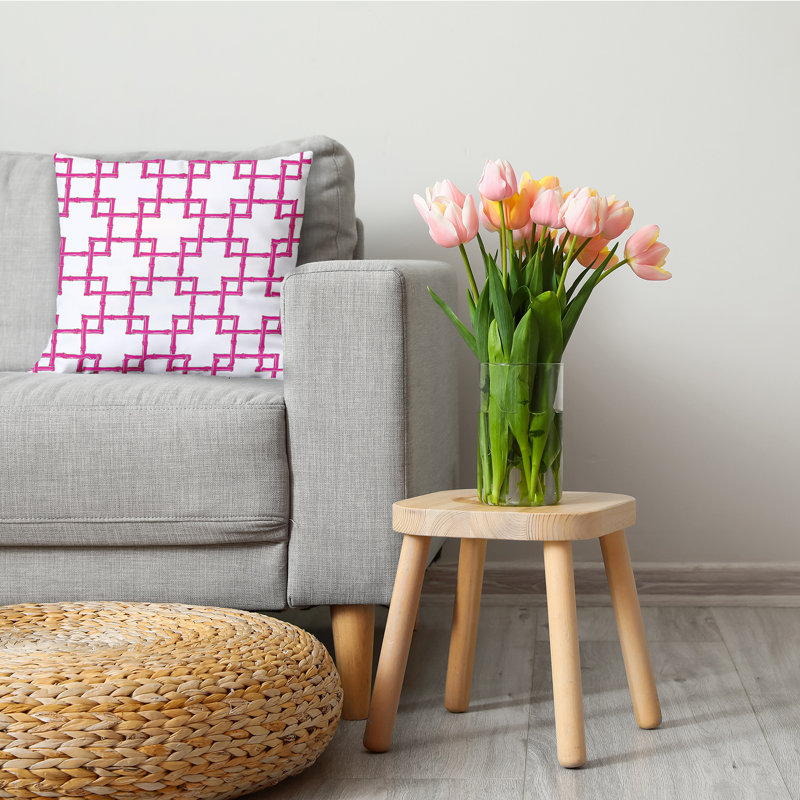 Coussin décoratif From Bamboo, Orchidée, 18 po x 18 po