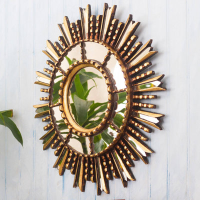 Miroir d'appoint mural Bungalow Rose Light of Hope