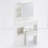 29.2" Small Size Left Drawer Desktop Vanity Table + Cushioned Stool, Extra Large Right Sliding Mirror, Multi Layer High Capacity Storage, Practical Fashionable Dresser, Suitable For Small Space-1421335835