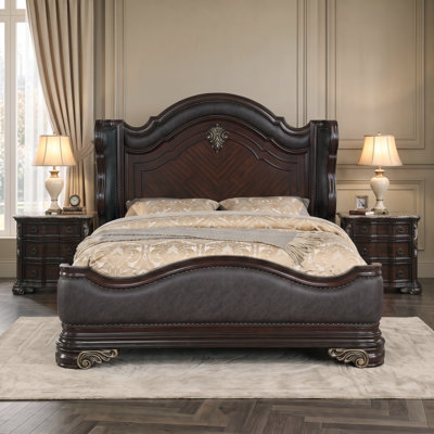 Faxon King 3PC Dark Walnut