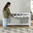 63"High-End Rustic Sofa Table With Drawers - Sturdy Craftsmanship, Hallway Storage Solution-1321536715
