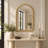Marlowe 24X36 Arch Beaded Wall Mirror