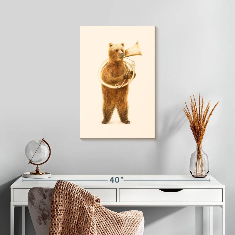Ketti The Bear And Its Helicon, 24" H x 16" W