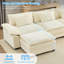 Canapé modulaire surdimensionné de 118 po avec coussins double épaisseur et repose-pieds-248351596