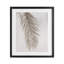 «Falling Neutral Brown Palm», reproduction sous verre encadrée, design par Sissi et Seb-815348440-815348441