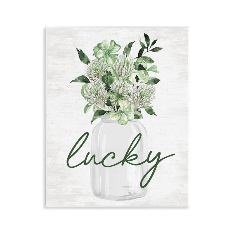 Plaque murale «Lucky Spring Botanicals», design par Lettré et doublé