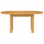 Forelli 91.5 cm Extendable Oak Oval Wood Top Dining Table with Wood Base