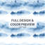 Ensemble de housse de couette et coussin décoratif Coastal Literie de 5 - Abstract Rustic Lake Mist-124290708