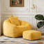 Fauteuil à billes avec repose-pieds-477303023