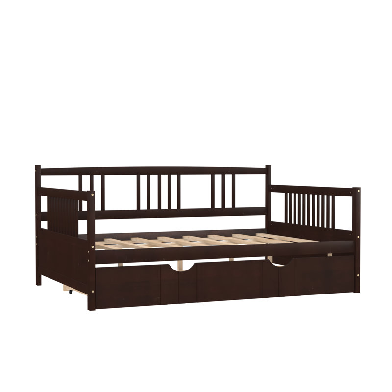 Slat Bed, Espresso