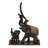 14.5'' H Wood Tabletop Tealight Holder