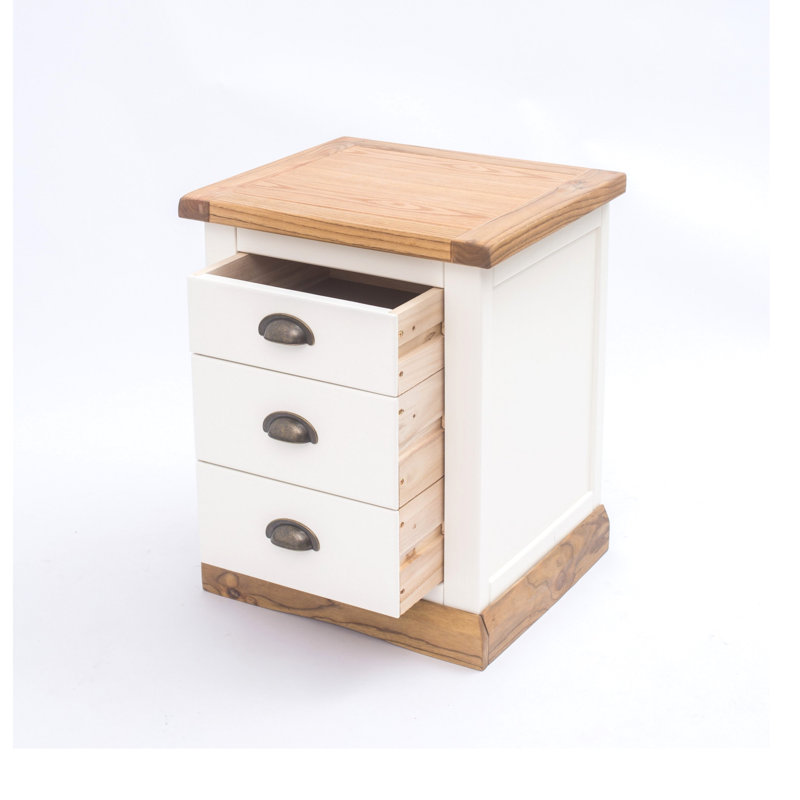 Caius 45 cm W Bedside Table