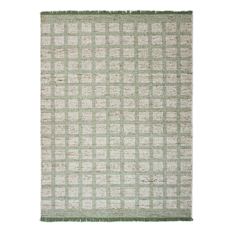 Tapis en laine tissé à plat Vava, Rectangle 9 pi x 12 pi